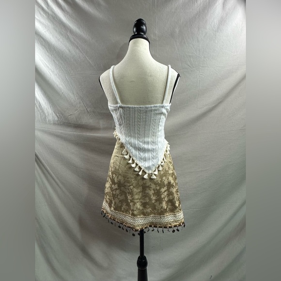 Boho Crochet & Tassel Mini  2pc Top And Skirt - Picture 11 of 11